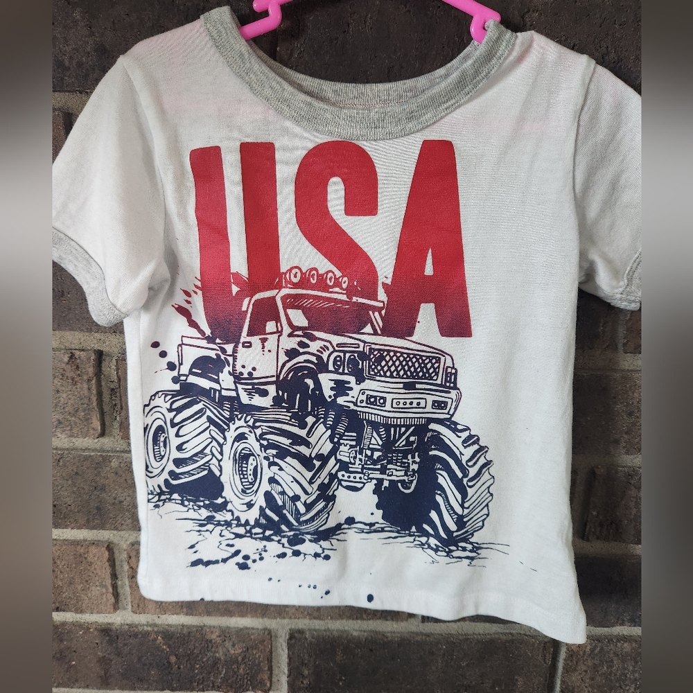 Toddler monster truck tshirt
